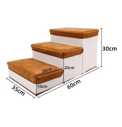 Escalera Para Perros Y Gatos Con Estantes Guardadores-4
