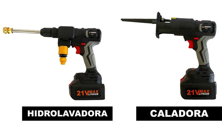 Combo Taladro + Herramientas Eléctricas 10 En 1 + Maletín-3