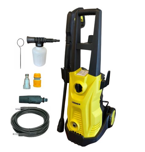 Hidrolavadora 1600w Con Jabonera Espumador 120bar 5.5 L/min-0