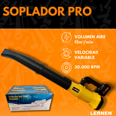 Sopladora Inalámbrica Lernen Pro A Batería 21v-2