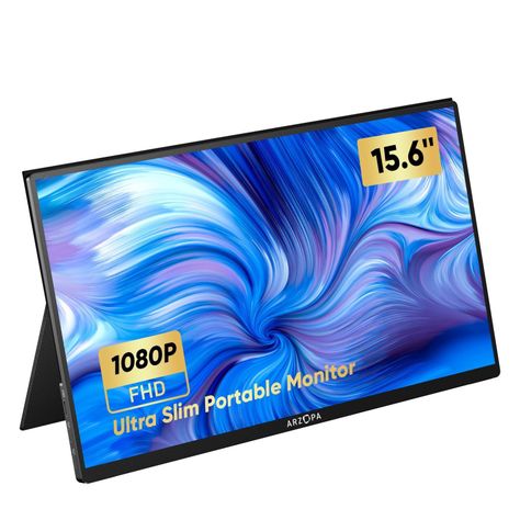 Monitor portátil para Notebook Arzopa 15.6 full HD-0