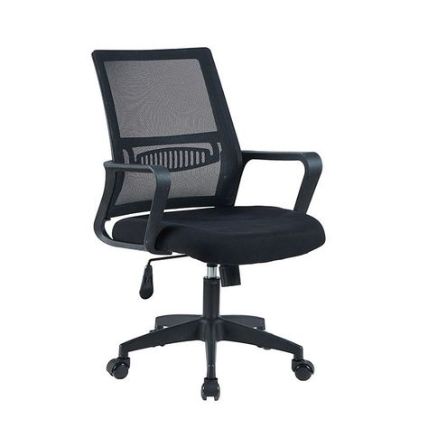 Silla De Oficina Ejecutiva Altura Ajustable Con Apoya Brazos-0