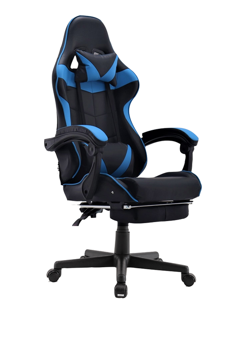 Silla Gamer Reclinable Con Apoya Pies-0