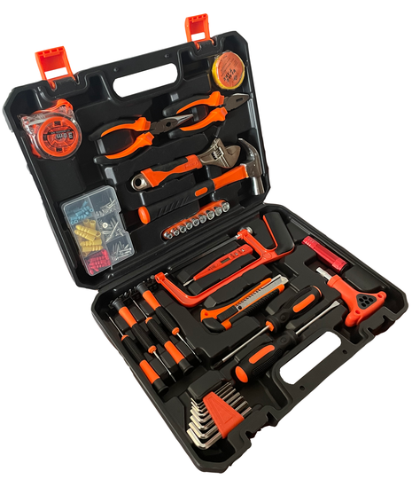 Set 150 Piezas Herramientas Manuales - Maletín Portátil-1