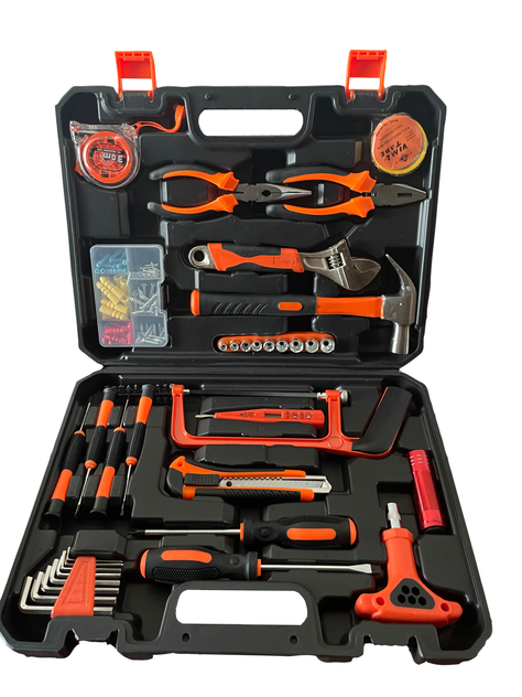Set 150 Piezas Herramientas Manuales - Maletín Portátil-0