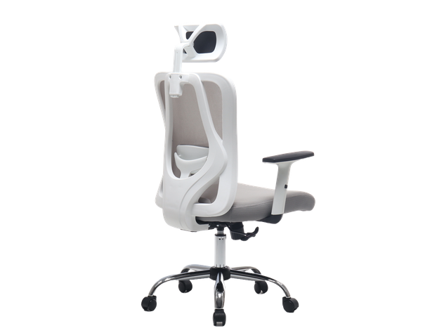 Silla De Oficina Ejecutiva Pro Con Apoya Brazos Ajustables Gris-2