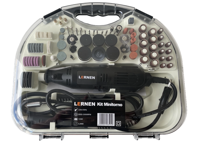 Herramienta Multipropósito Kit Minitorno 211 pzs-1