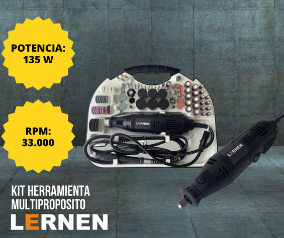 Herramienta Multipropósito Kit Minitorno 211 pzs-3