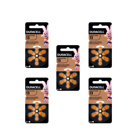 30 Pilas Auditiva Duracell Activair 13 – audífonos-0