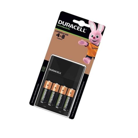 Cargador Duracell para Pilas AA y AAA – Incluye 4 pilas doble A-0