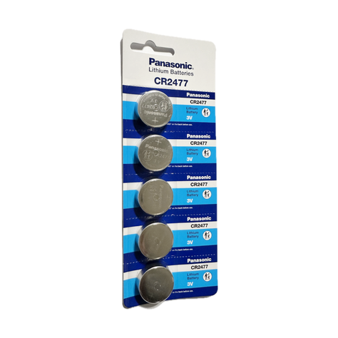 Pack 5 Pilas CR2477 Panasonic-0
