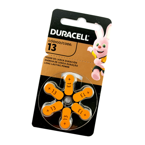 Pila Auditiva Duracell Activair 13 – 6 Pilas audífonos-1