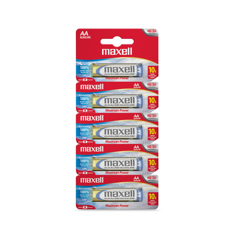 Pack 50 Pilas Maxell Doble A prepicadas/ AA-2