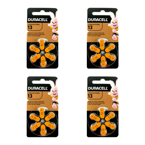 Pack 24  Pilas Auditivas Duracell Activair – Modelo 13-0