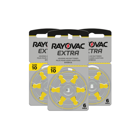 Pila Auditiva Rayovac Extra 10-1