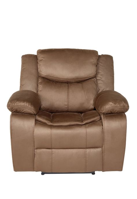Sofa Reclinable Luxorecline 1 Cuerpo Café claro-0