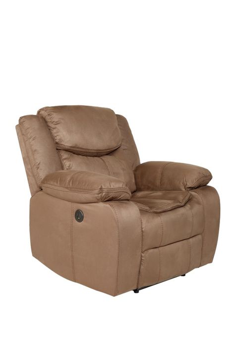Sofa Reclinable Luxorecline 1 Cuerpo Café claro-1