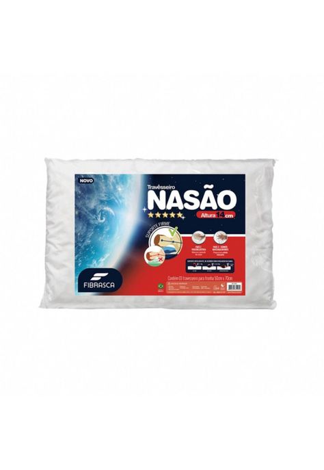 Almohada Nasão Fibrasca Doble Cara 40x60 cm-0