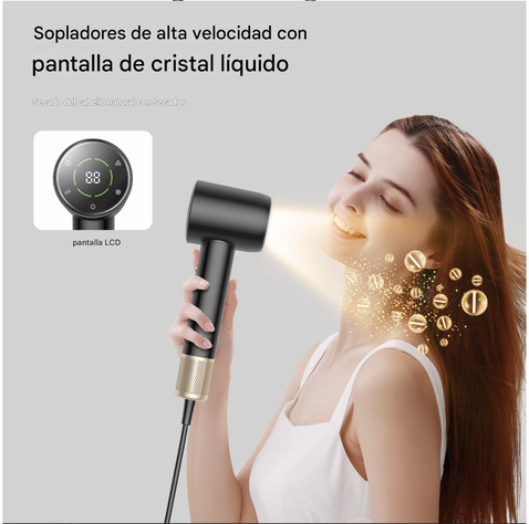 Secador de pelo Silencioso modo bebe Supersonico-6