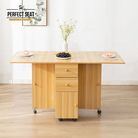 Mesa comedor plegable multiuso Bambú Nativo-2