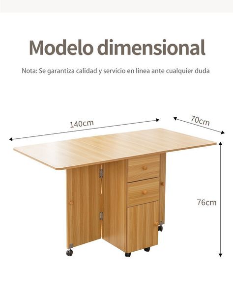 Mesa comedor plegable multiuso Bambú Nativo-6