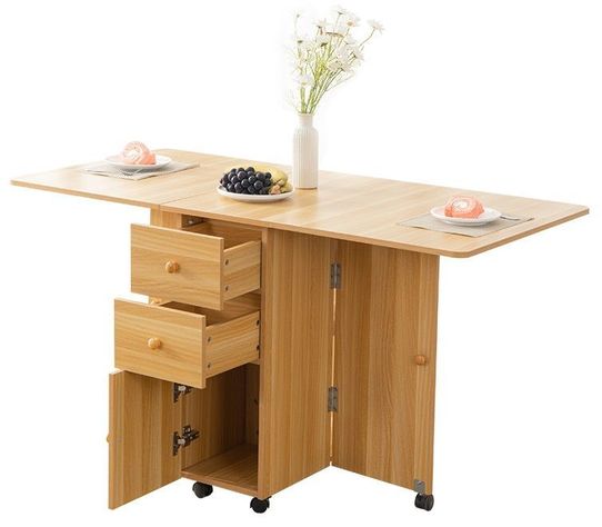 Mesa comedor plegable multiuso Bambú Nativo-0