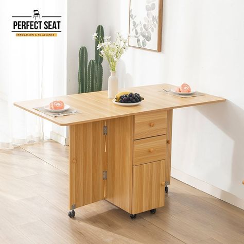 Mesa comedor plegable multiuso Bambú Nativo-1