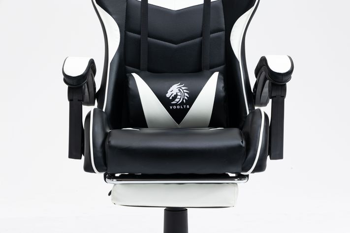 Sillas Gamer Dragon Voolts Blanco/Negro-4
