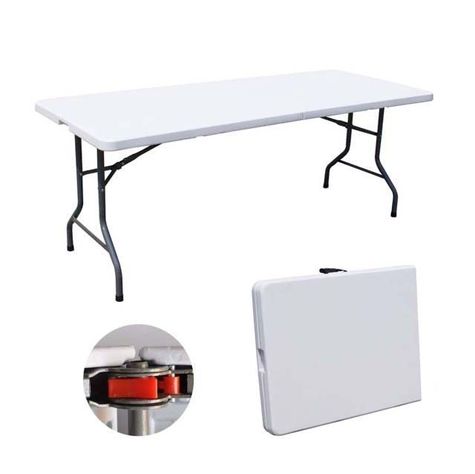 Juego de comedor plegable 1 mesa + 2 bancas-6