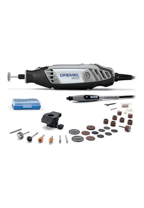 Dremel 3000 + 2 Aditamentos + 30 Accesorios (podólogo)-0