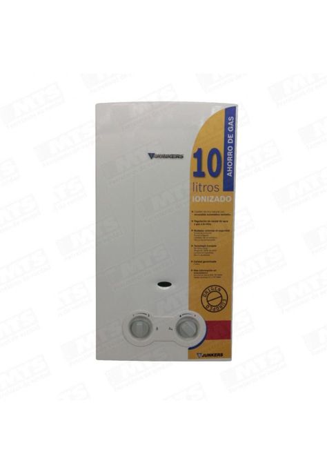 CALEFON JUNKER GAS LICUADO 10 LITROS IONIZADO SMART W10 KB-2