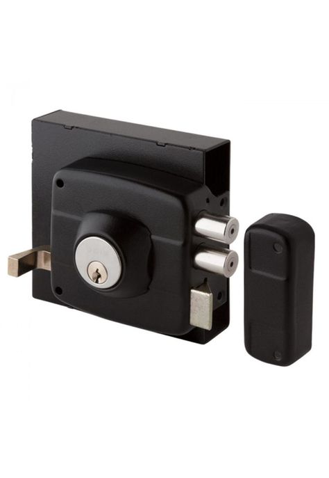 CERRADURA SOBREPONER ODIS 323 NEGRA C/CAJA SOLDAR-0