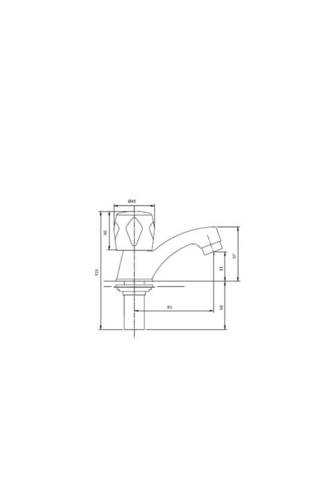 LLAVE LAVATORIO LINEA METAL-1