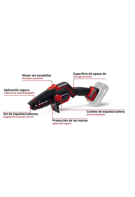 Podador Inalámbrico Einhell 18v Ge-ps 18/15 Solo-8