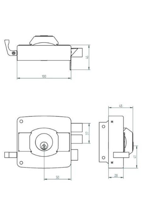 CERRADURA SOBREPONER OISTER 110 GRIS-5