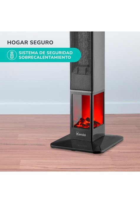 ESTUFA CALEFACTOR TORRE KENDAL EFEC. LLAMA KEC-EMBER1-5