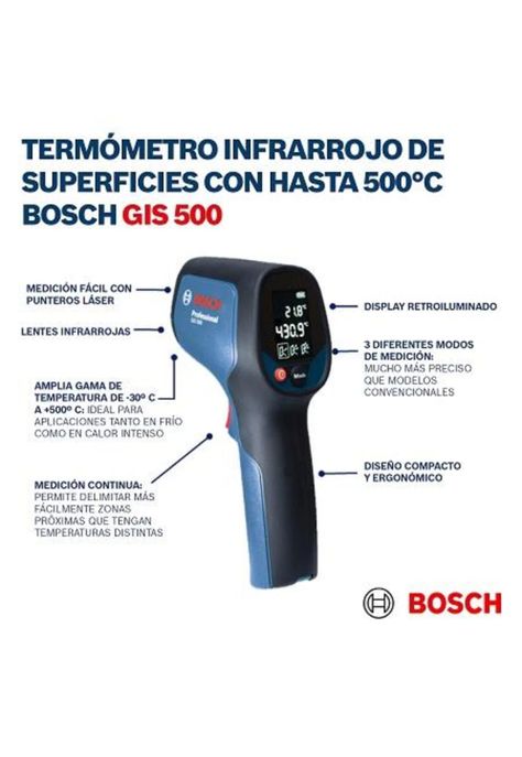 Termodetector Infrarrojo Bosch GIS 500-2