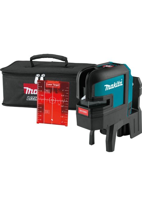 NIVEL LASER MAKITA SK106DZ 12V ROJO/CRUZ SIN BAT NI CARG-0