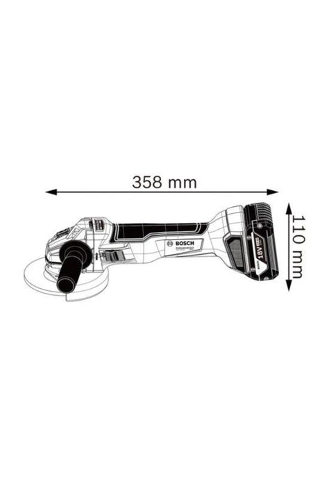 ESMERIL ANGULAR INALAMBRICO BOSCH GWS 18V-10 SIN BAT NI CARG-3