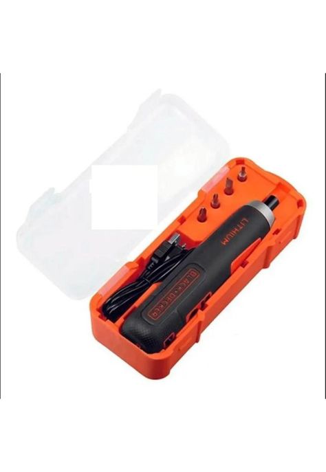 ATORNILLADOR INALÁMBRICO BLACK + DECKER  BD40K4-LA 4V + 4 ACC. +USB-0