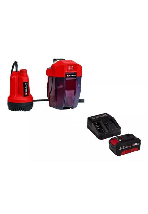 BOMBA AGUA LIMPIA EINHELL GE-SP 18V + BATERIA 4.0 + CARGADOR-2