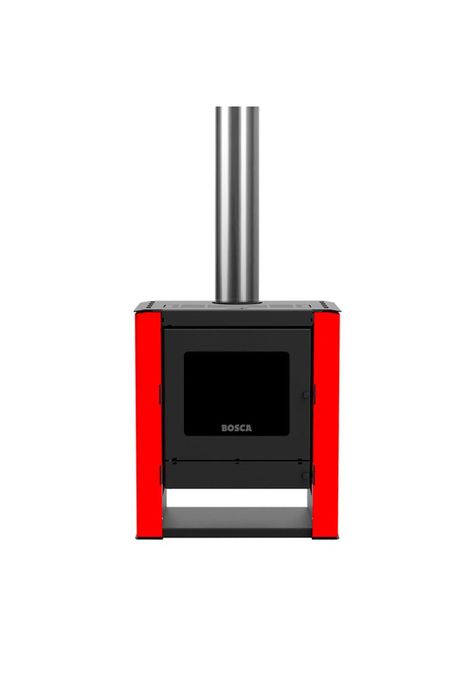 CALEFACTOR BOSCA A LEÑA GOLD 500 ROJO BV-4