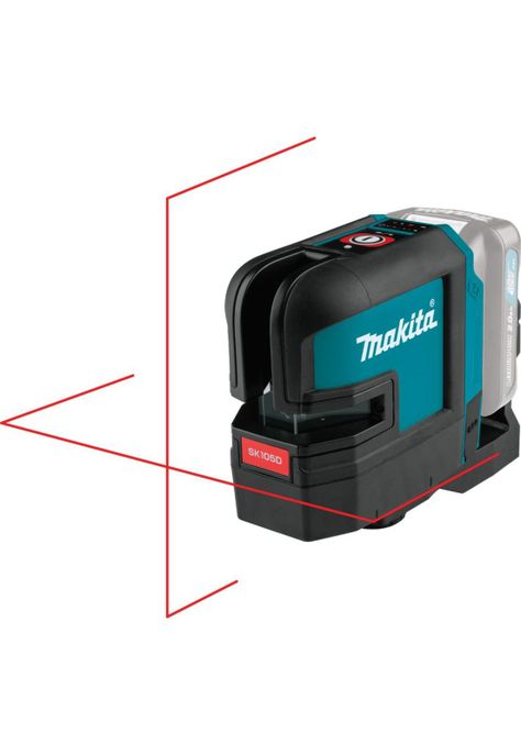 NIVEL LASER MAKITA SK105DZ 12V ROJO/CRUZ SIN BAT NI CARG-1