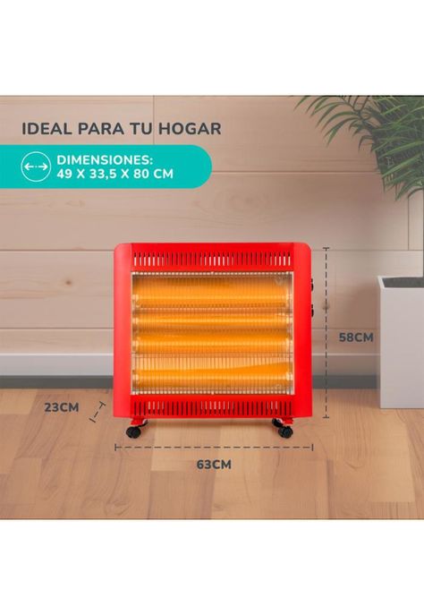 ESTUFA KENDAL CUARZO KC220-8