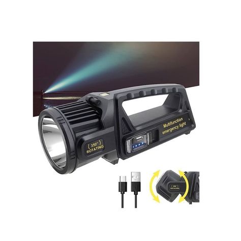 Linterna Reflector Recargable Solar Linterna Led-1