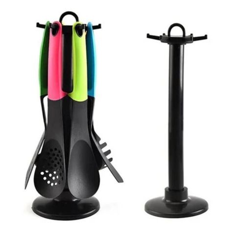 Set 6 Utensilios De Cocina Antiadherentes Silicona-1