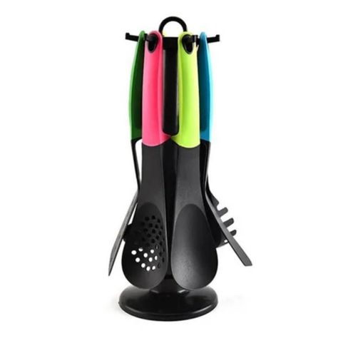 Set 6 Utensilios De Cocina Antiadherentes Silicona-0