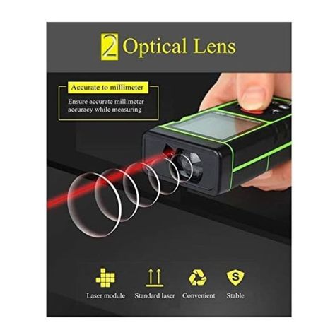 Medidor De Distancia Laser 80 Metros Ultrasónico Volumen-2