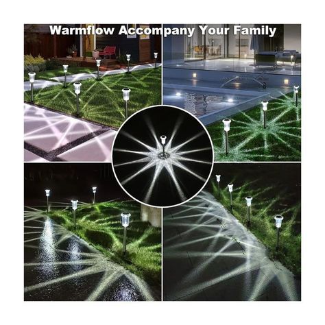 Set De Luces Para Camino Acero Inox 6pcs-2