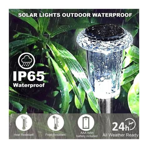 Set De Luces Para Camino Acero Inox 6pcs-4